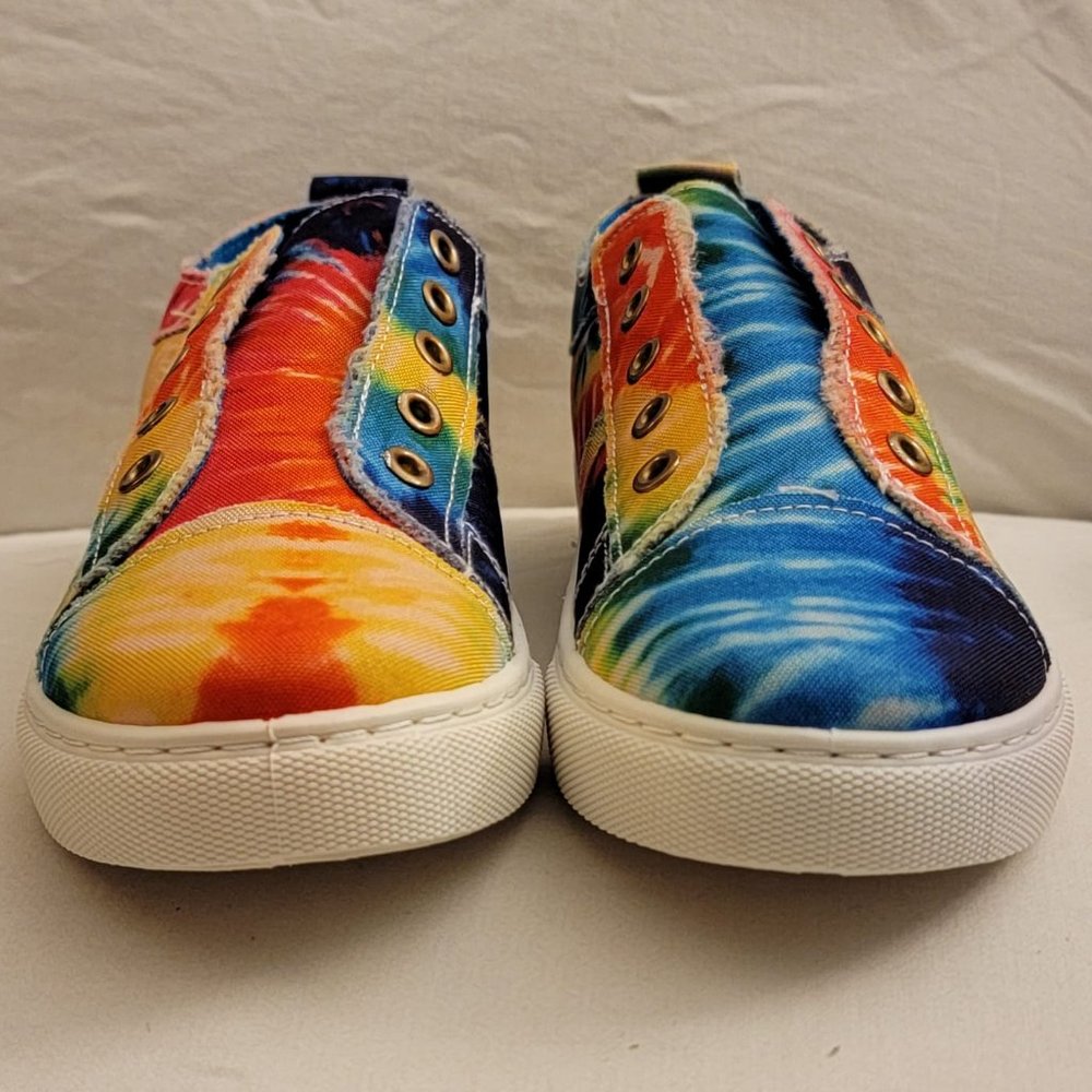 NIB Outwoods tie dye slip on sneakers size 6 - Picture 2 of 7